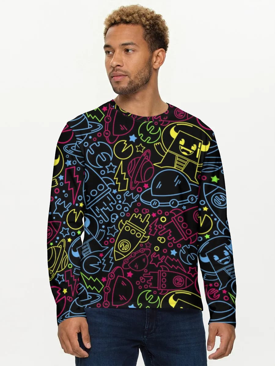 Men's cotton long sleeve shirt
