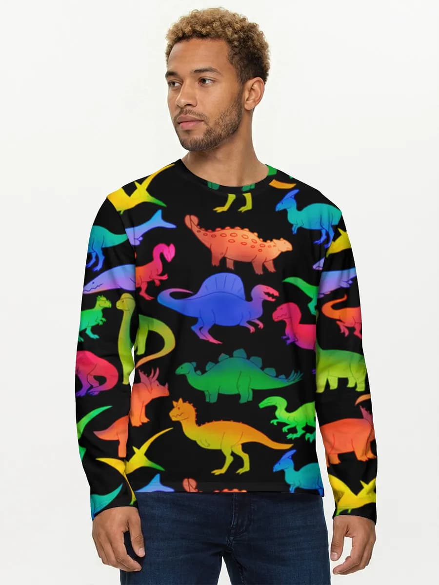 T-shirt Coton Manches Longues Homme