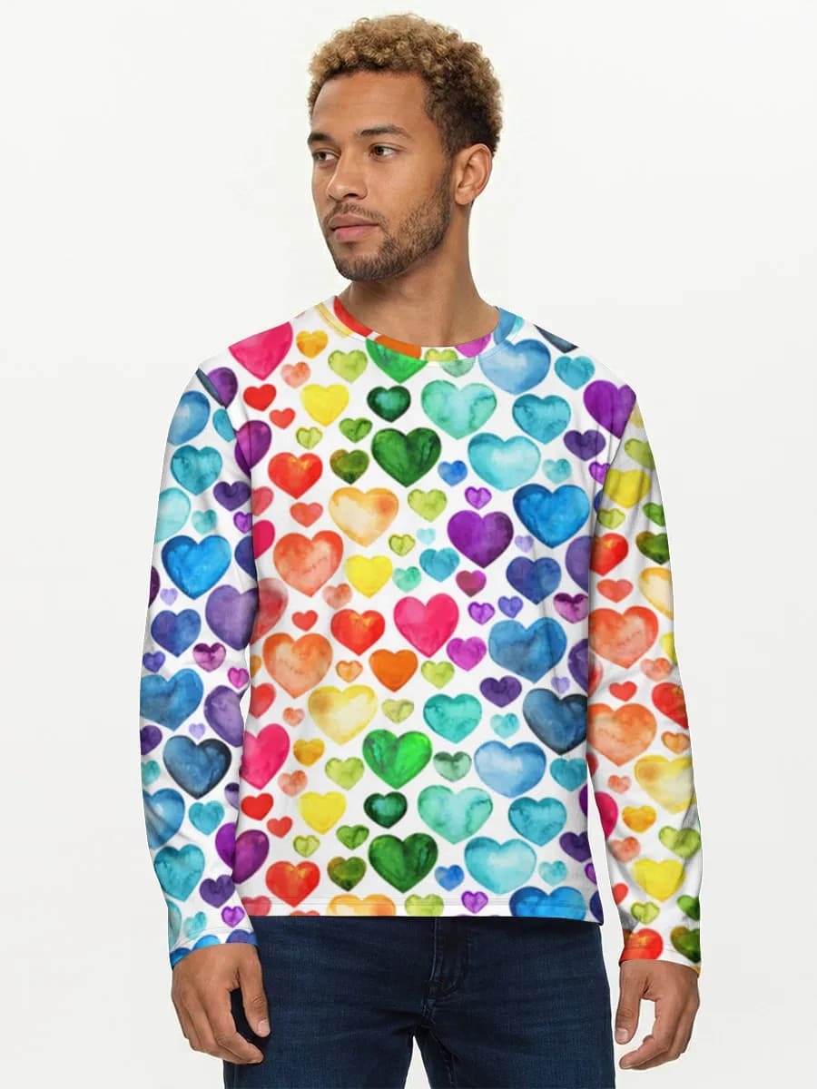 Men's cotton long sleeve shirt