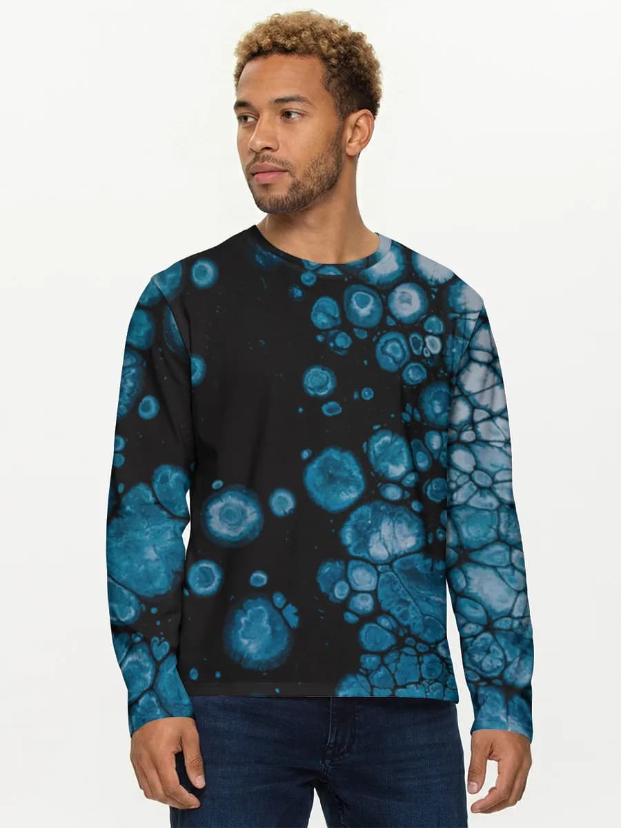 Men's cotton long sleeve shirt