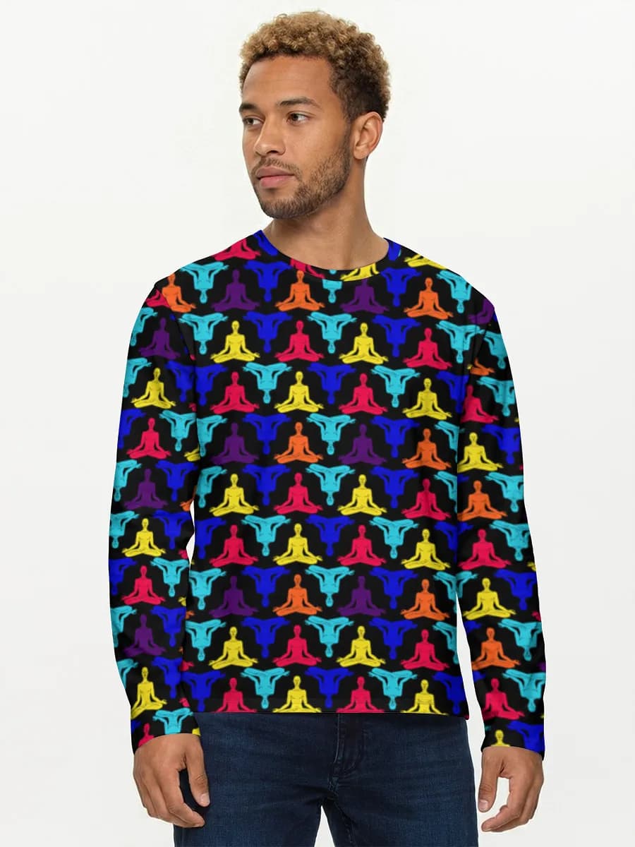 Men's cotton long sleeve shirt