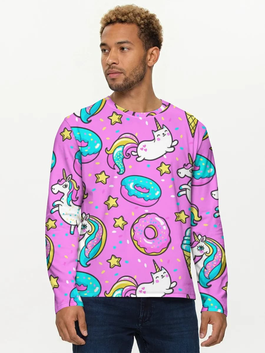 Camisa de manga larga de algodón para hombre
