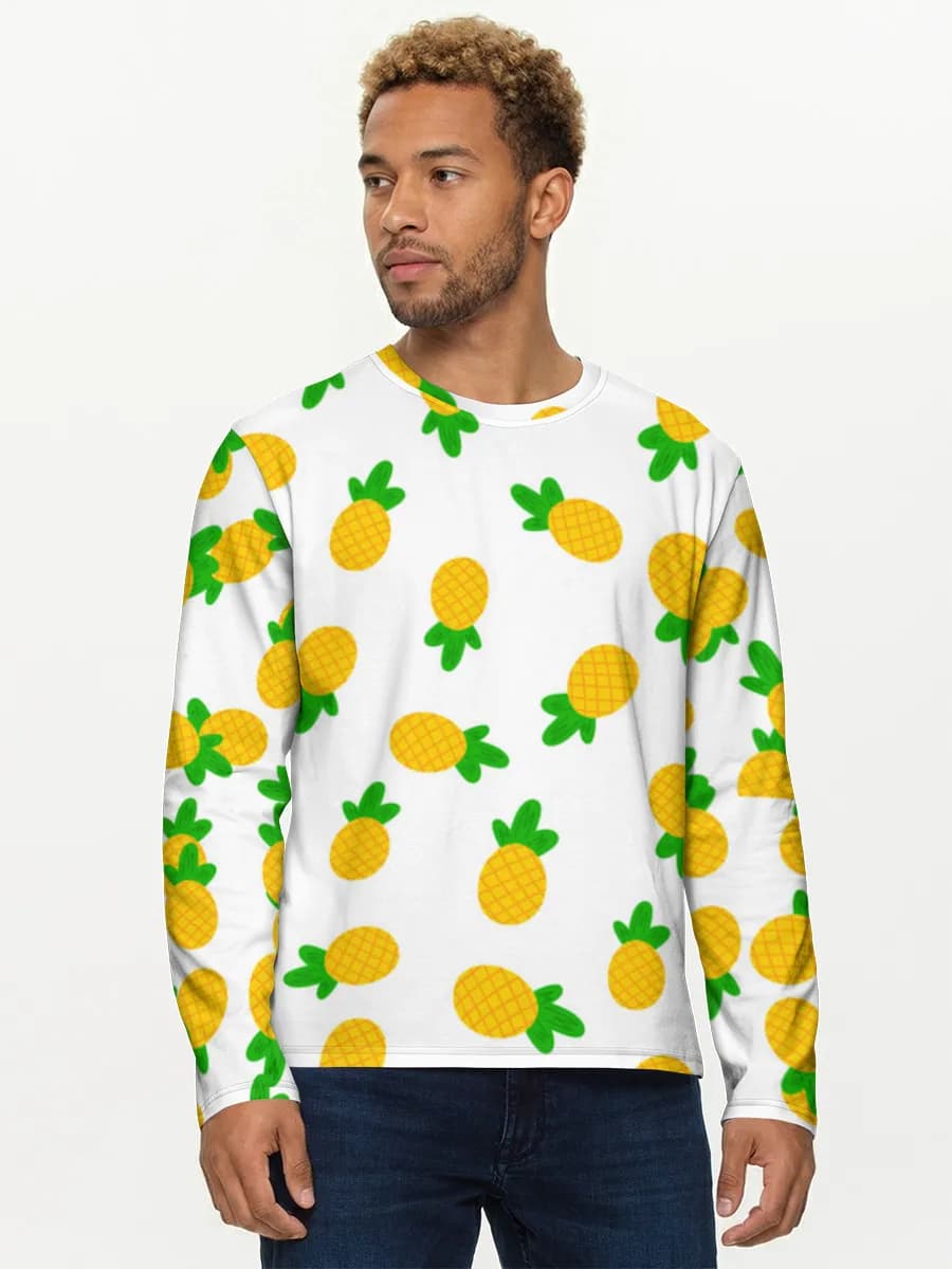 Men's cotton long sleeve shirt