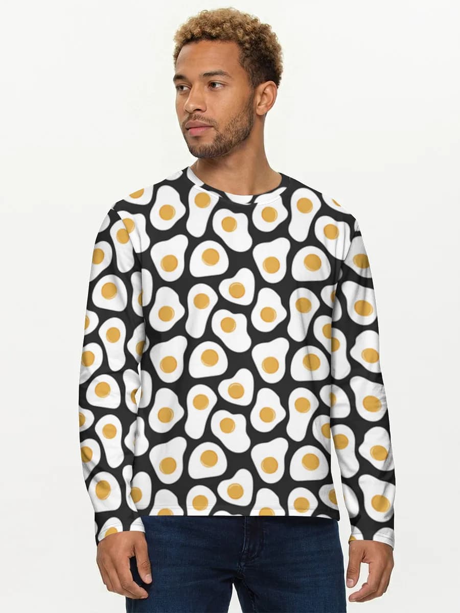 Camisa de manga larga de algodón para hombre