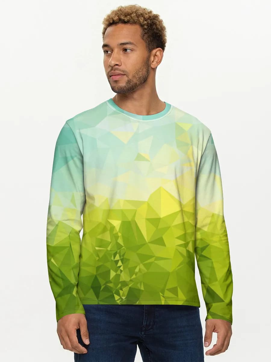 Men's cotton long sleeve shirt