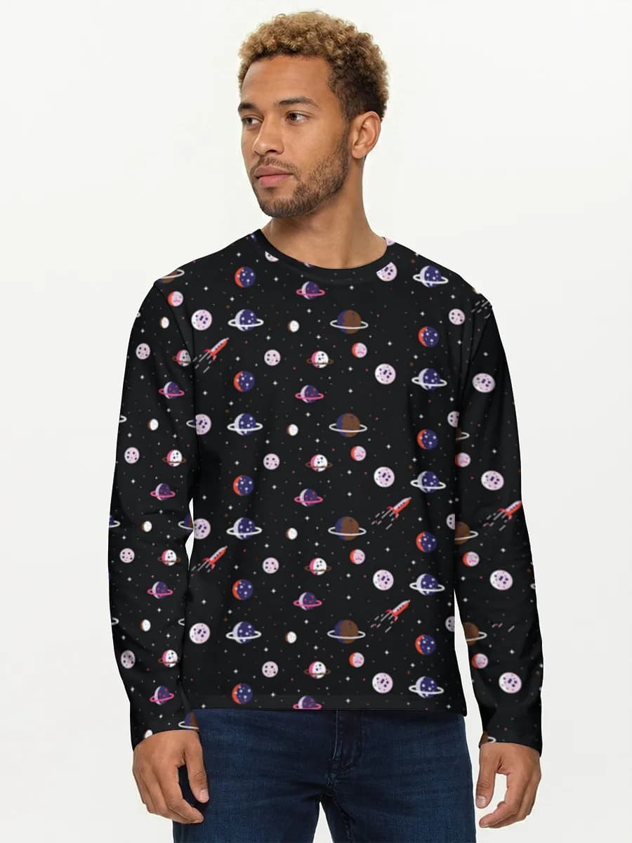 T-shirt Coton Manches Longues Homme