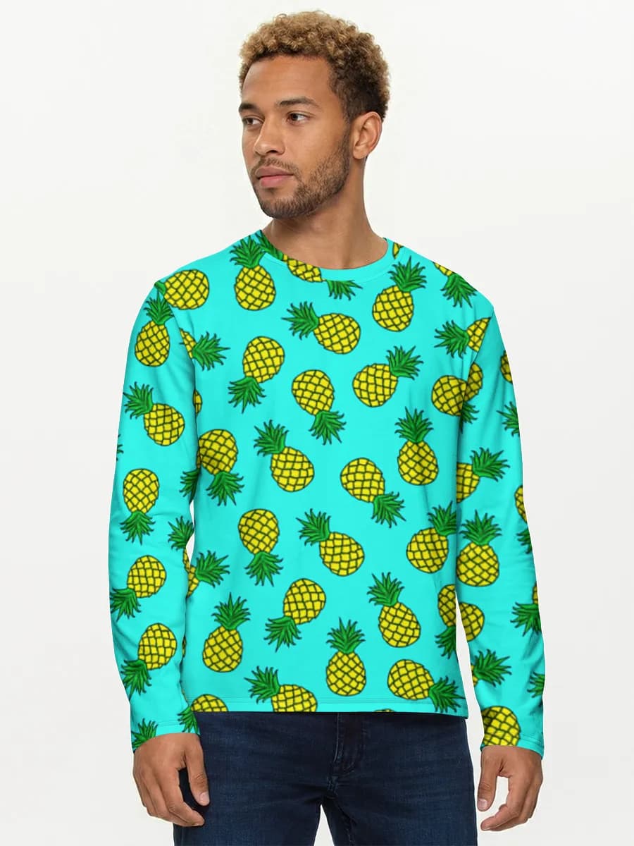 Men's cotton long sleeve shirt