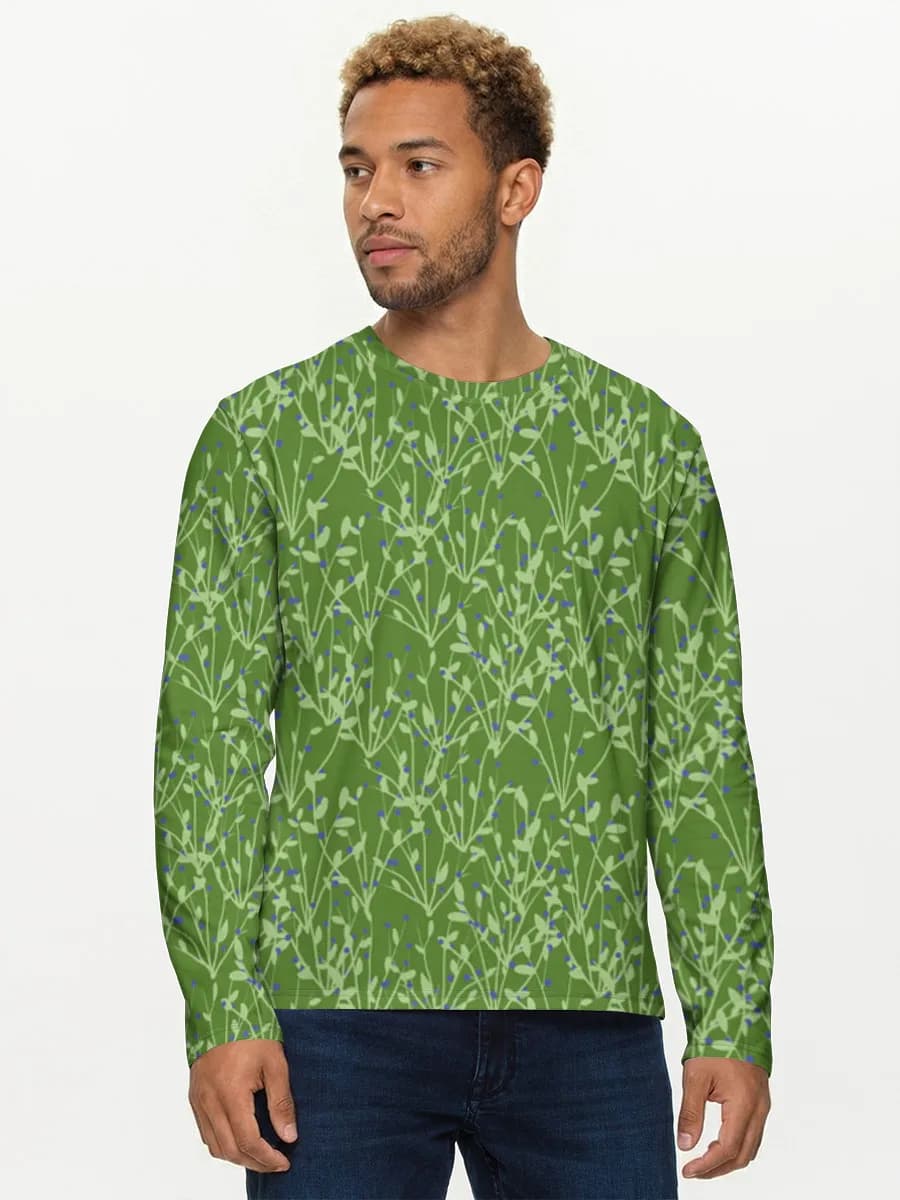 Men's cotton long sleeve shirt