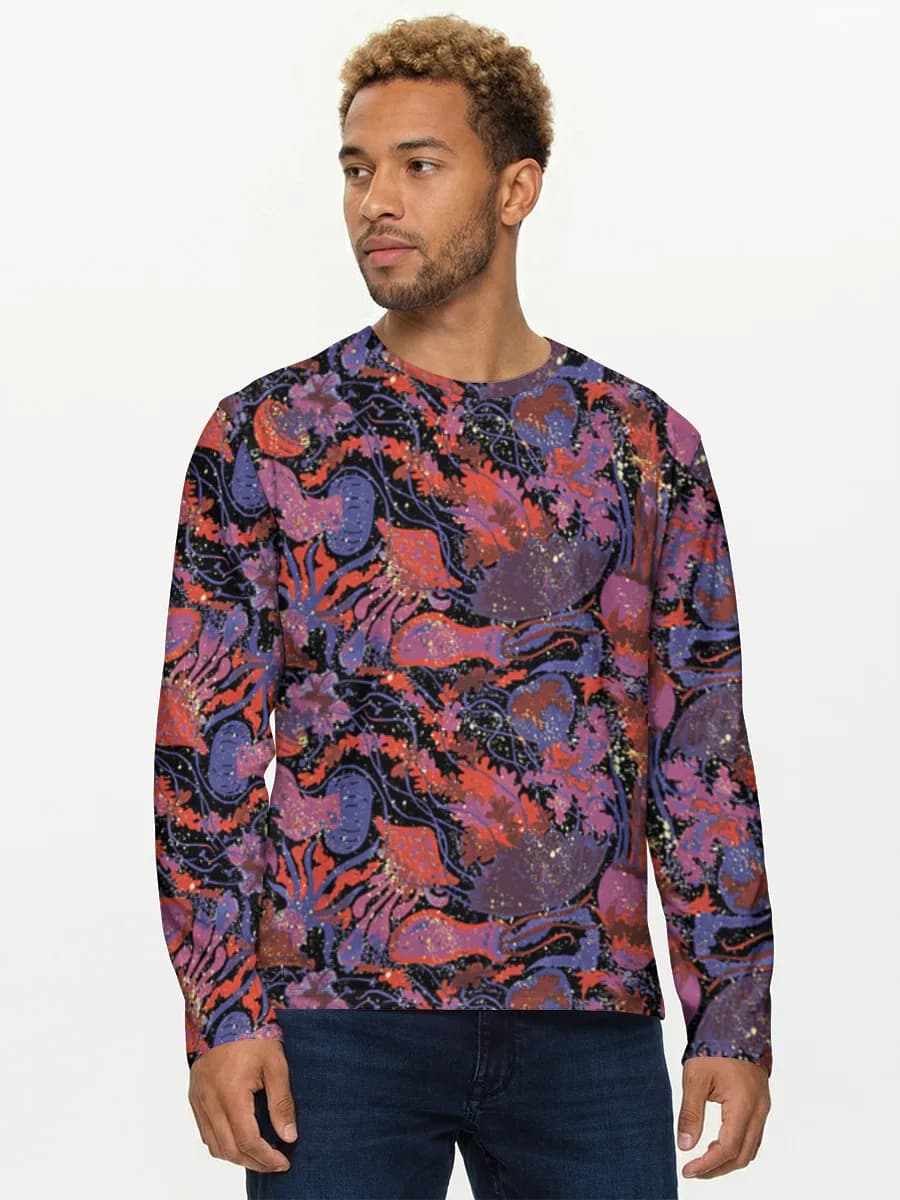 T-shirt Coton Manches Longues Homme