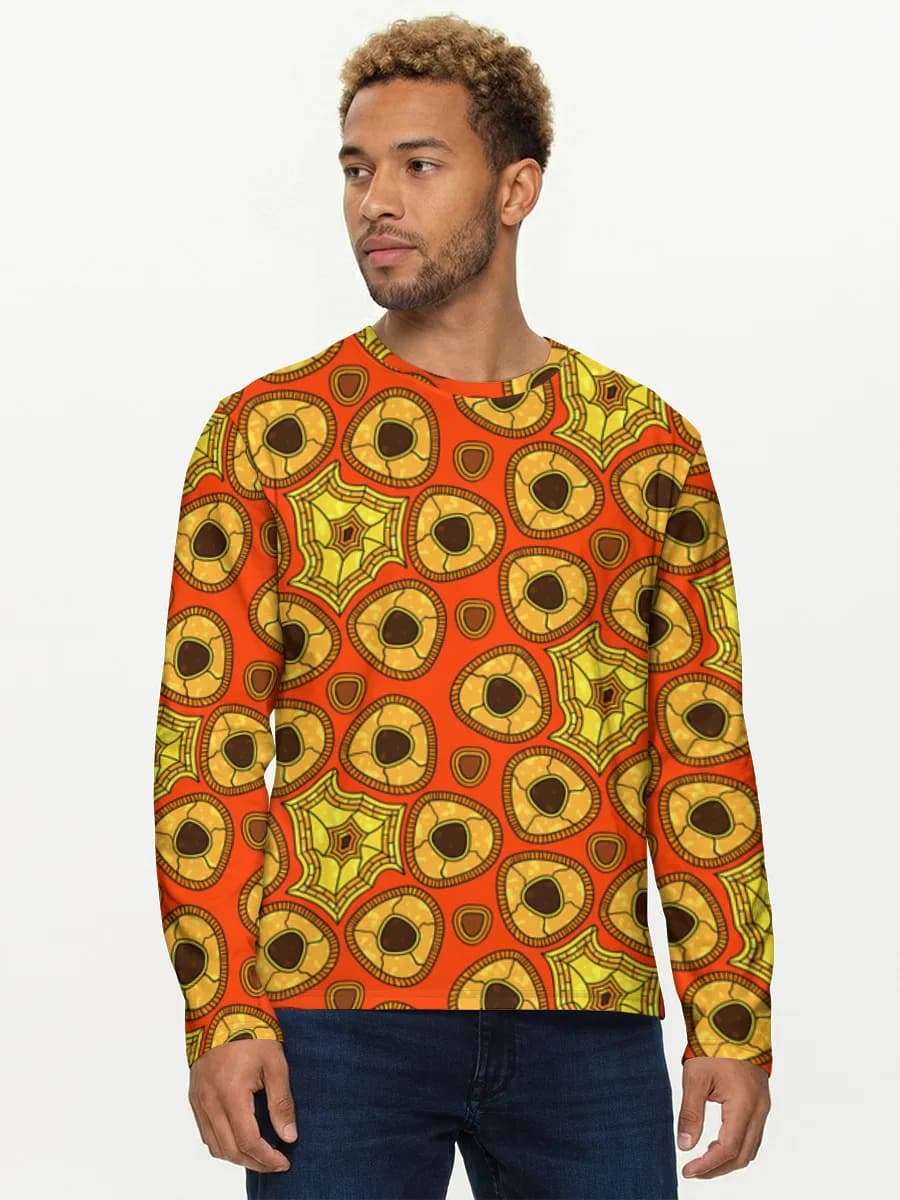 Men's cotton long sleeve shirt
