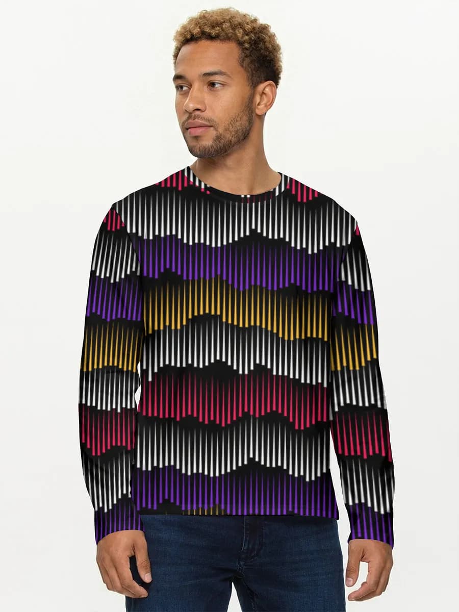 Men's cotton long sleeve shirt