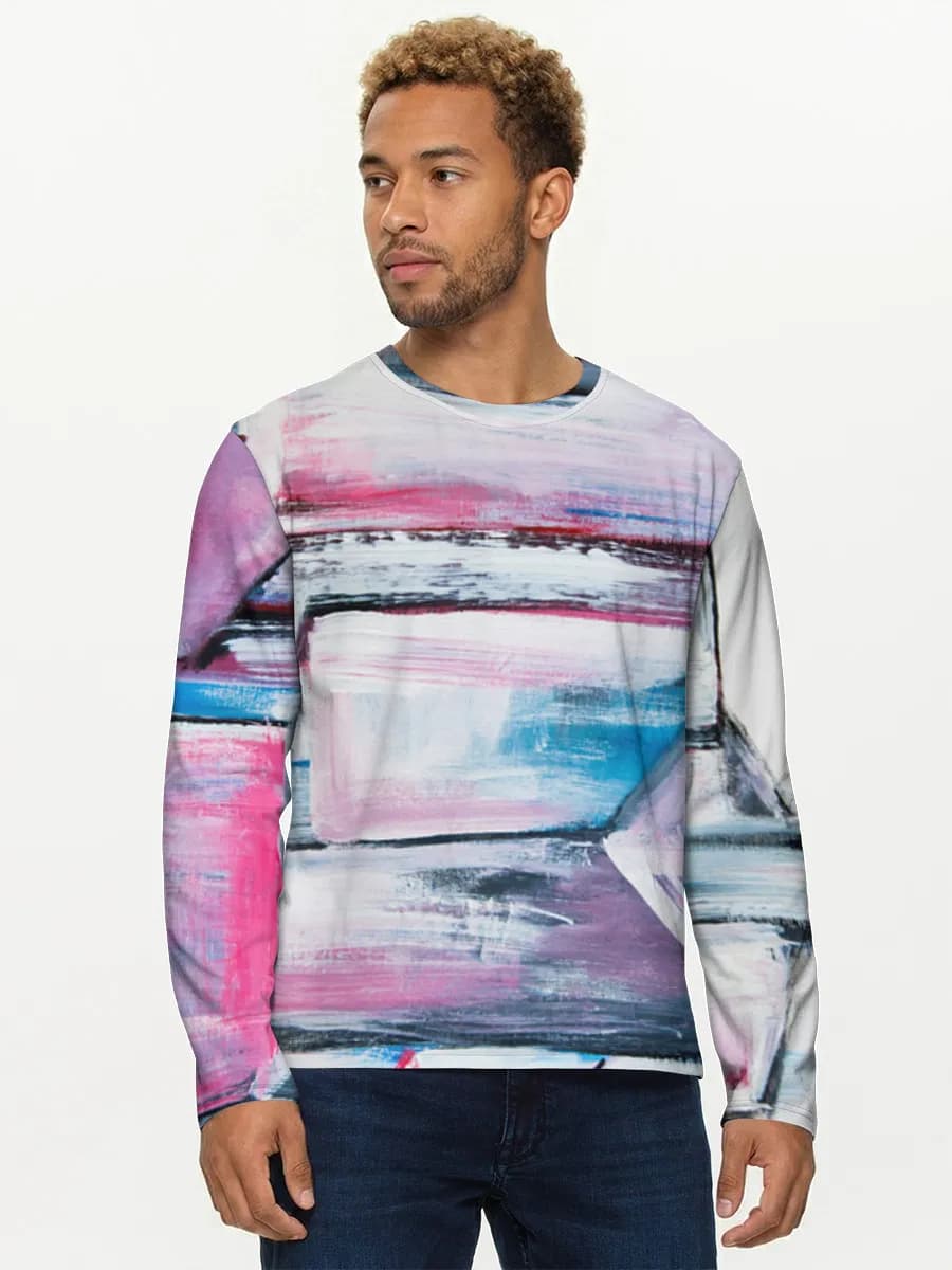 Men's cotton long sleeve shirt
