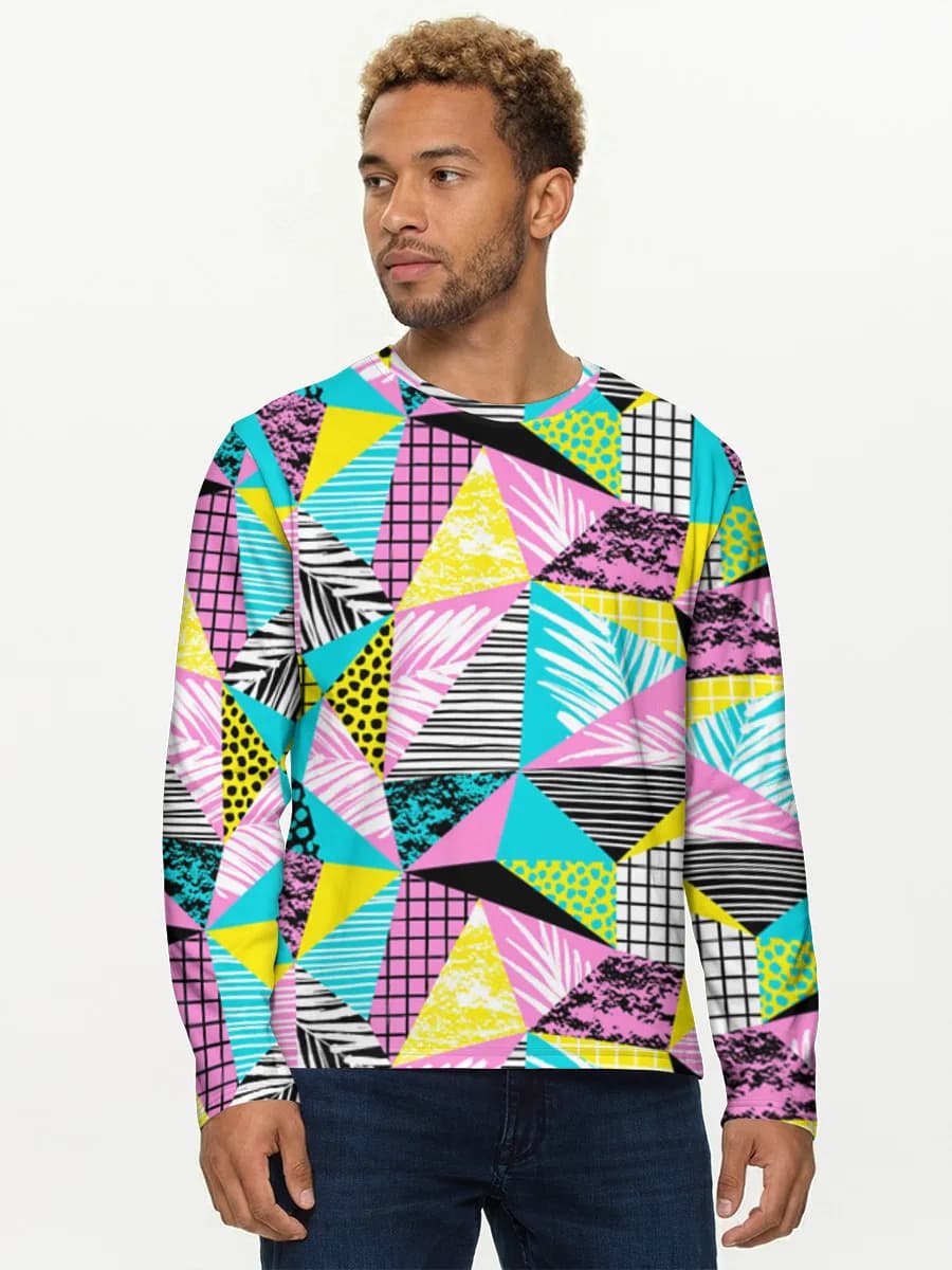 Men's cotton long sleeve shirt