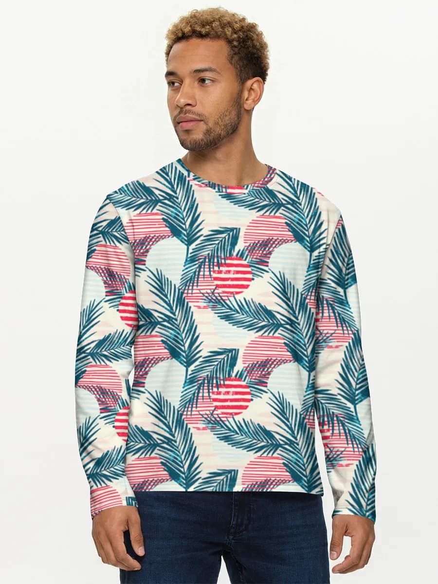 Camisa de manga larga de algodón para hombre