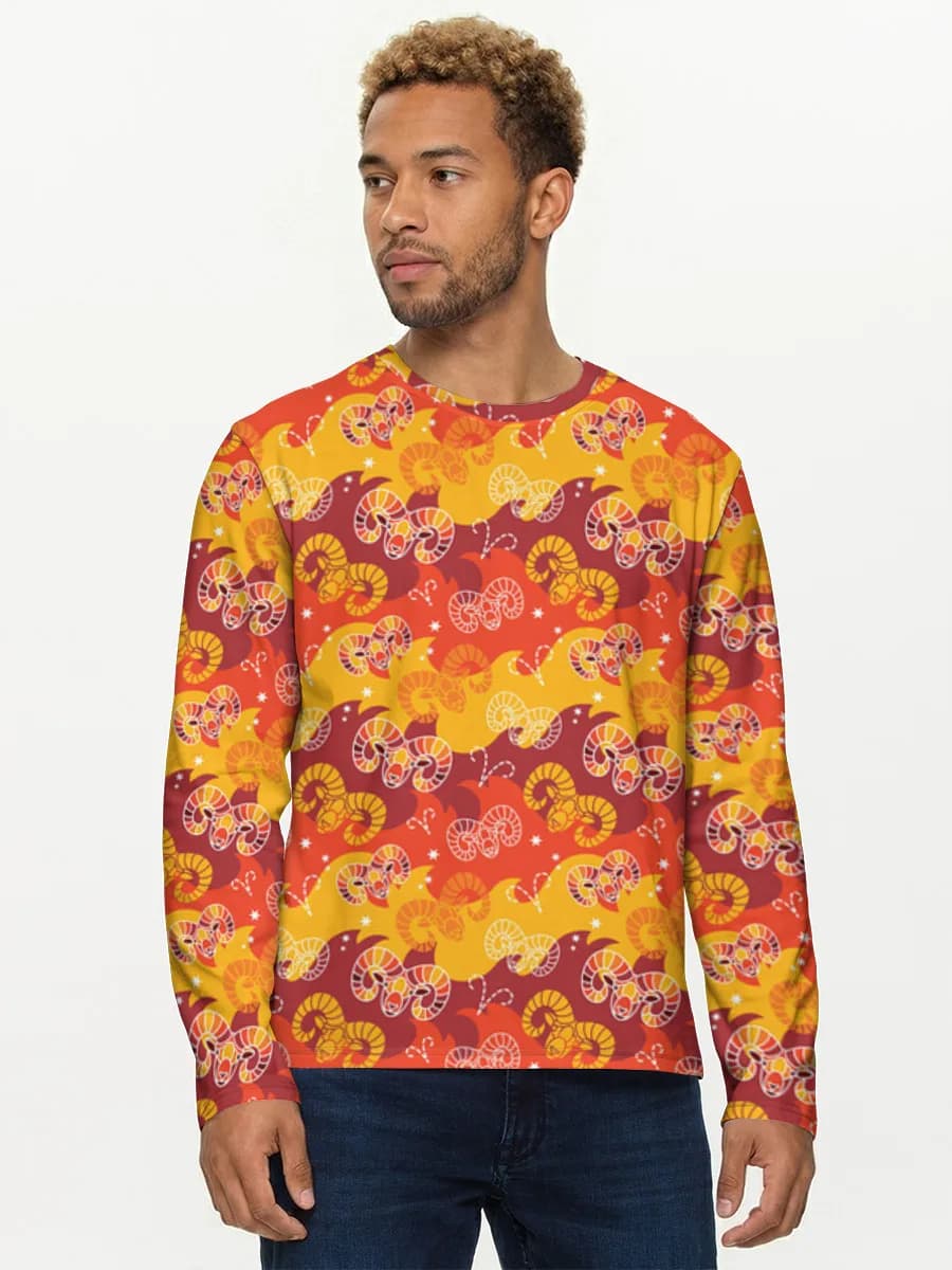 Men's cotton long sleeve shirt
