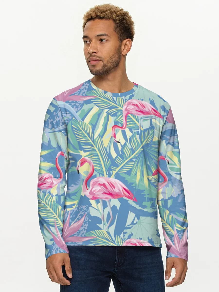 Men's cotton long sleeve shirt