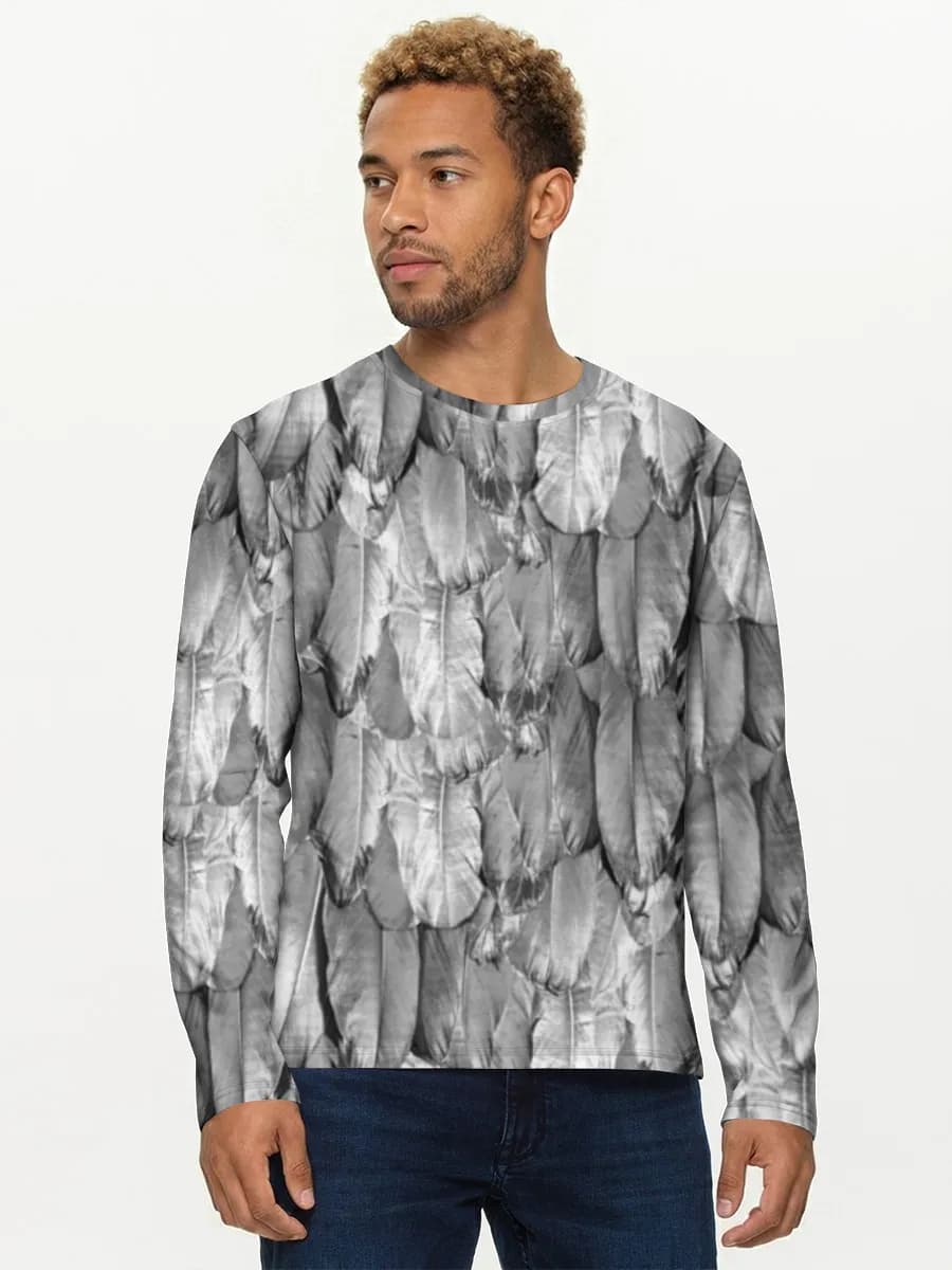 Men's cotton long sleeve shirt