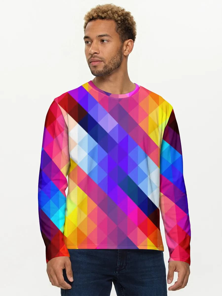 Men's cotton long sleeve shirt