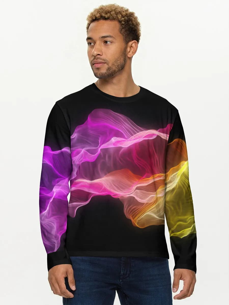 Men's cotton long sleeve shirt