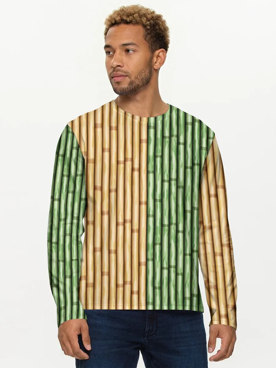 Men's cotton long sleeve shirt