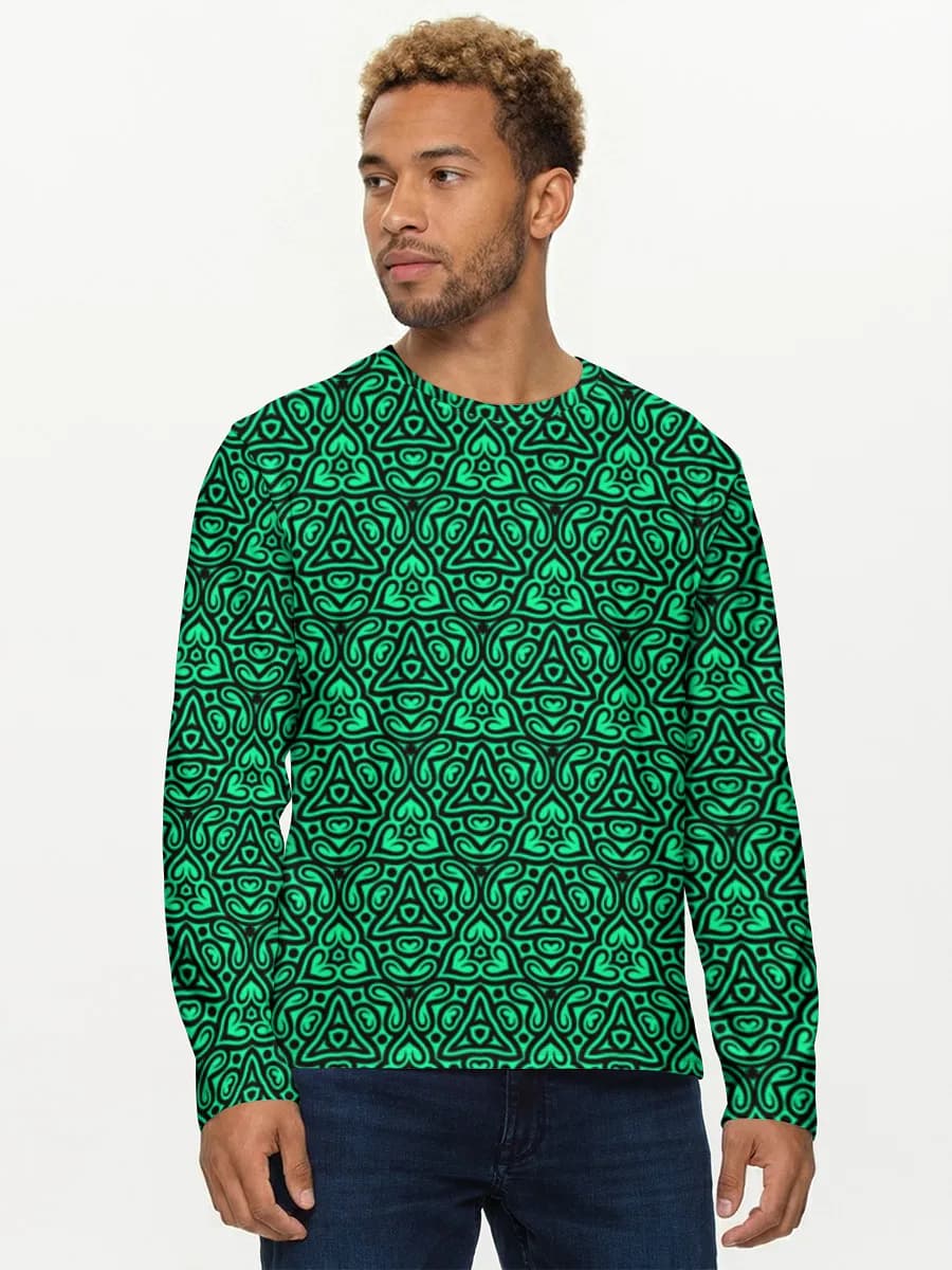 Men's cotton long sleeve shirt