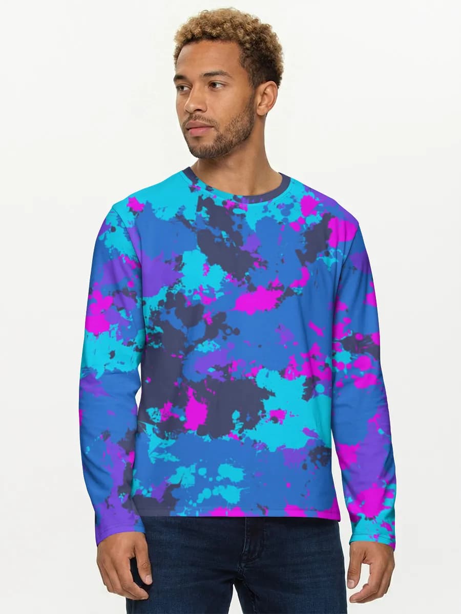 Men's cotton long sleeve shirt