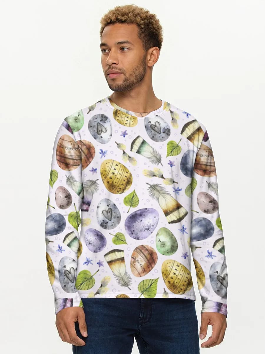 Men's cotton long sleeve shirt