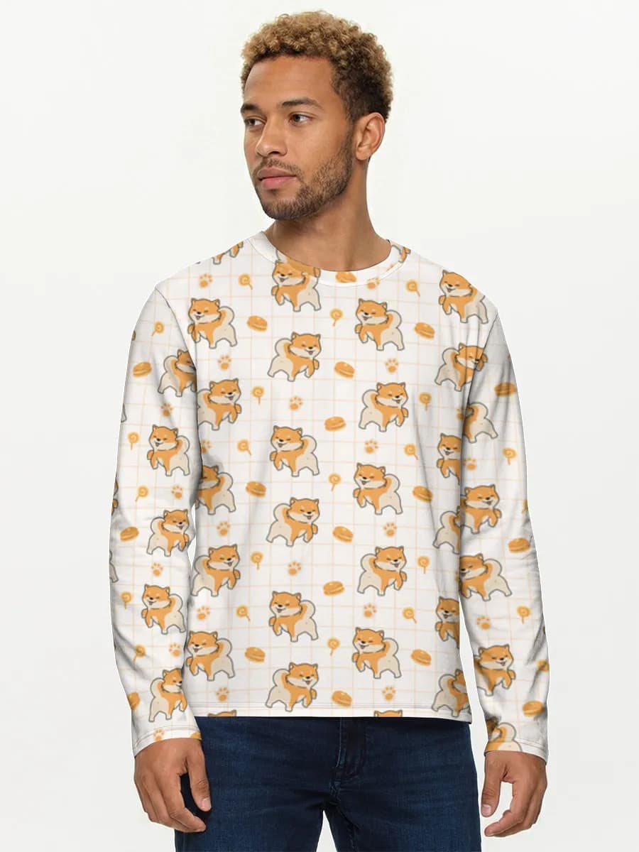 T-shirt Coton Manches Longues Homme