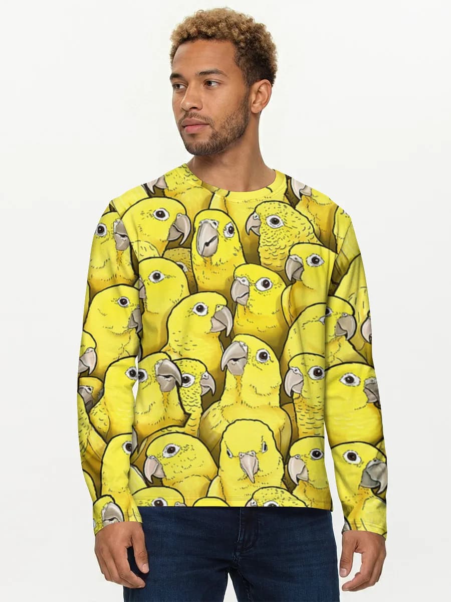 Camisa de manga larga de algodón para hombre