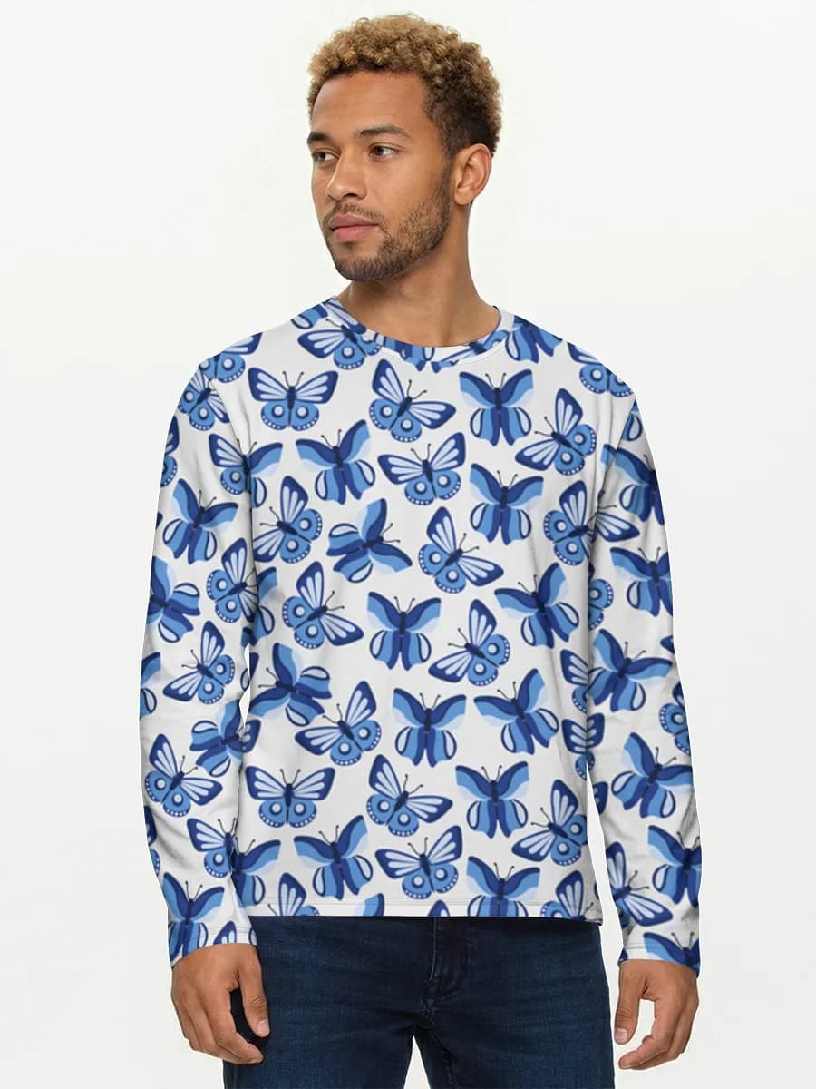 Men's cotton long sleeve shirt