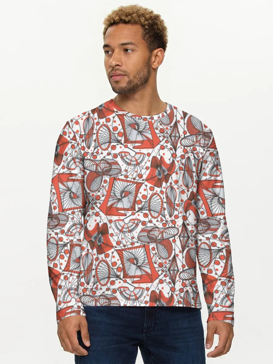 Men's cotton long sleeve shirt