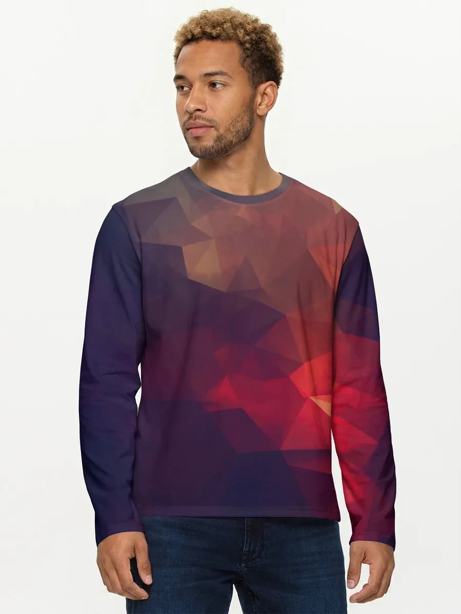 Men's cotton long sleeve shirt