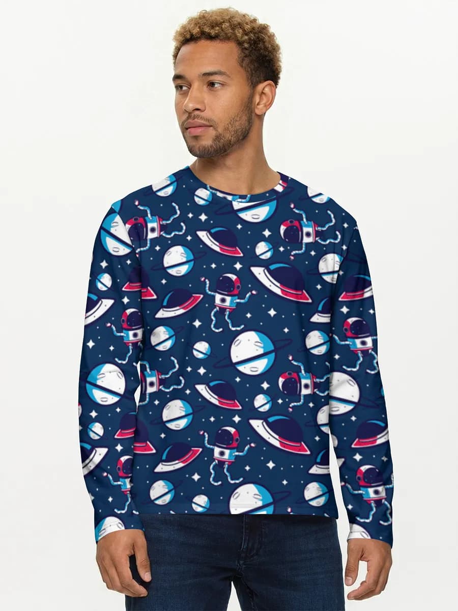 T-shirt Coton Manches Longues Homme