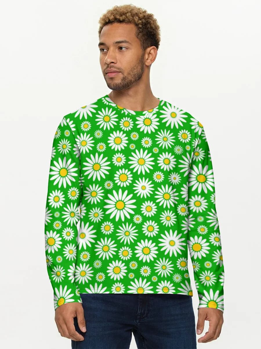 Men's cotton long sleeve shirt