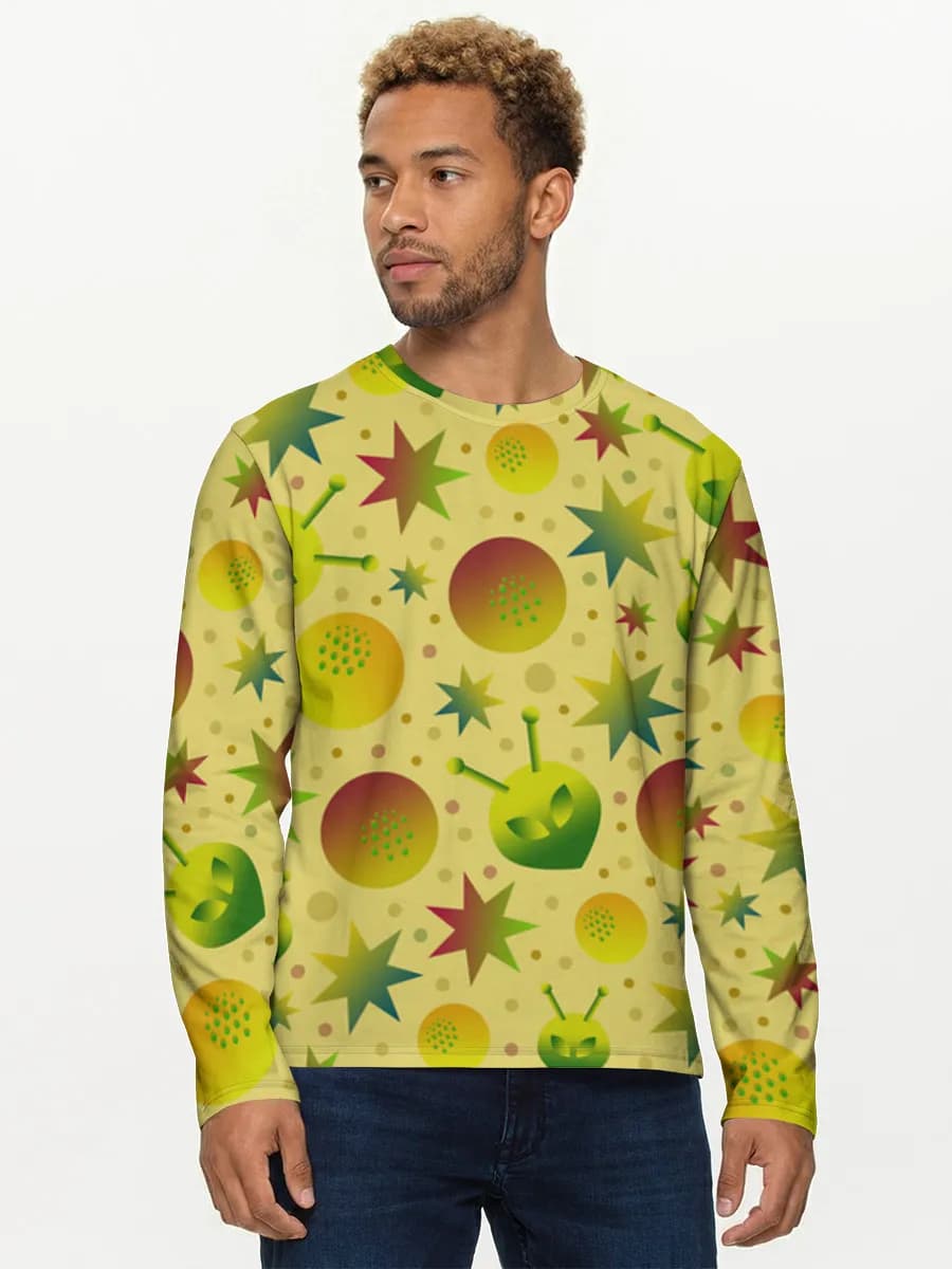 T-shirt Coton Manches Longues Homme