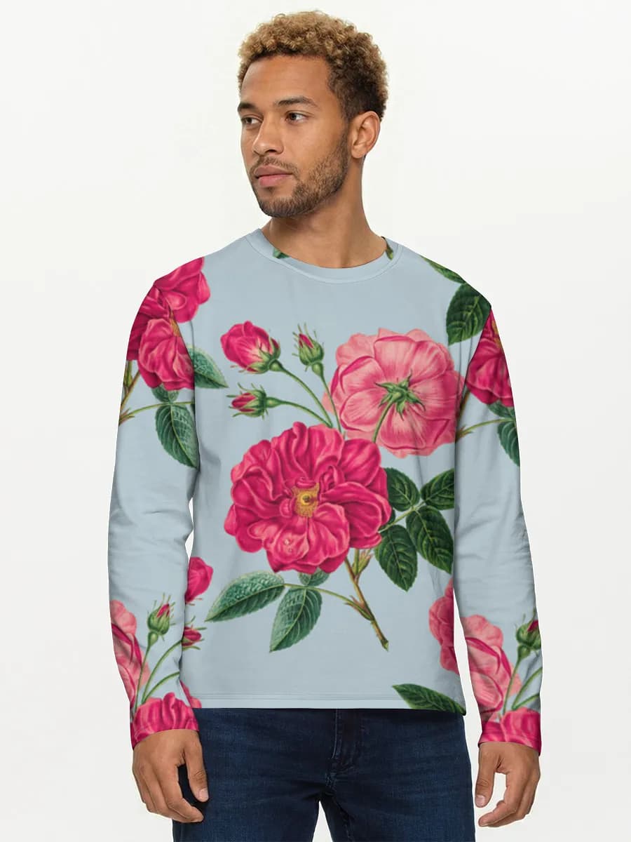 Men's cotton long sleeve shirt