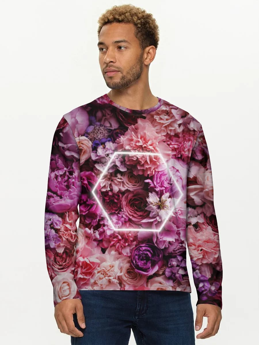 Men's cotton long sleeve shirt