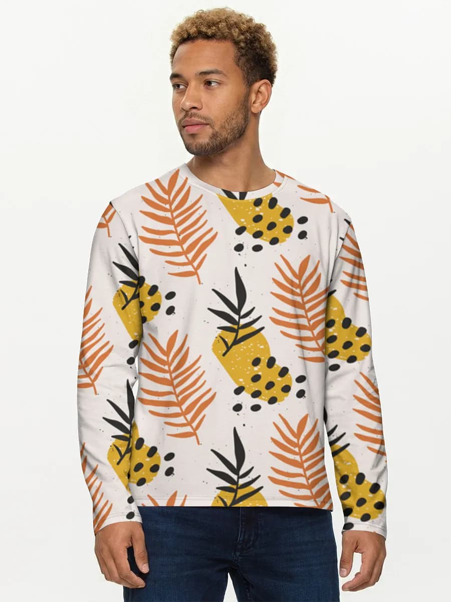 Men's cotton long sleeve shirt