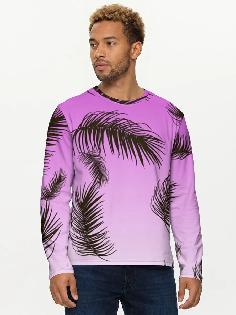 Men's cotton long sleeve shirt