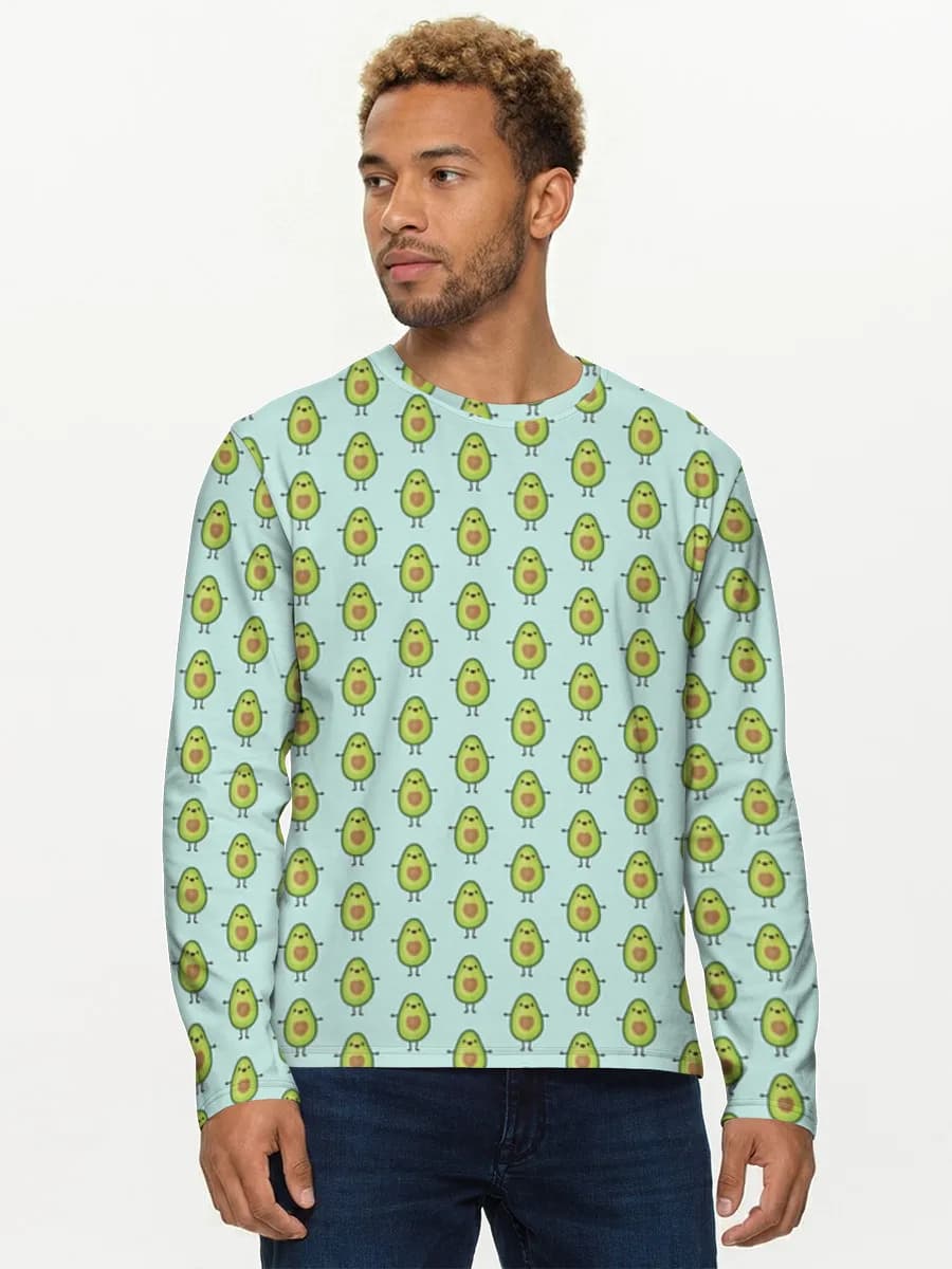 Camisa de manga larga de algodón para hombre