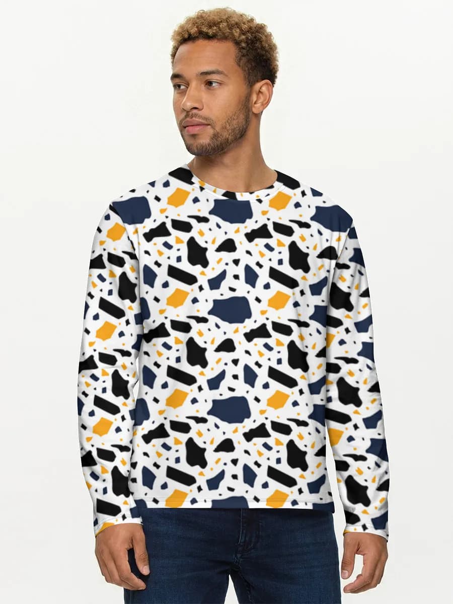 Men's cotton long sleeve shirt