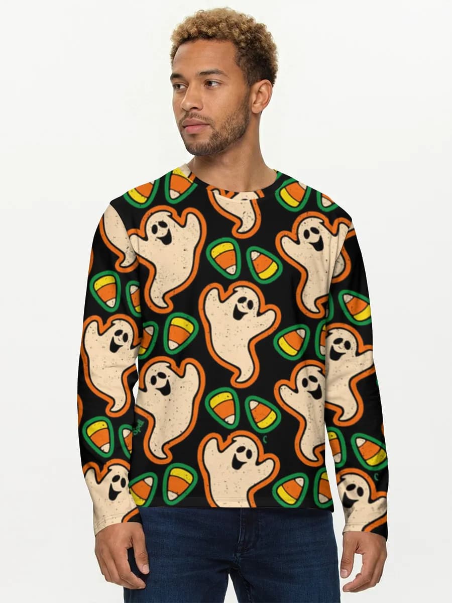 T-shirt Coton Manches Longues Homme