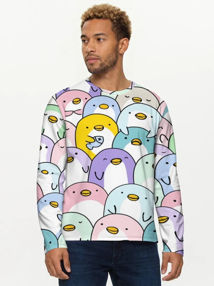 Camisa de manga larga de algodón para hombre