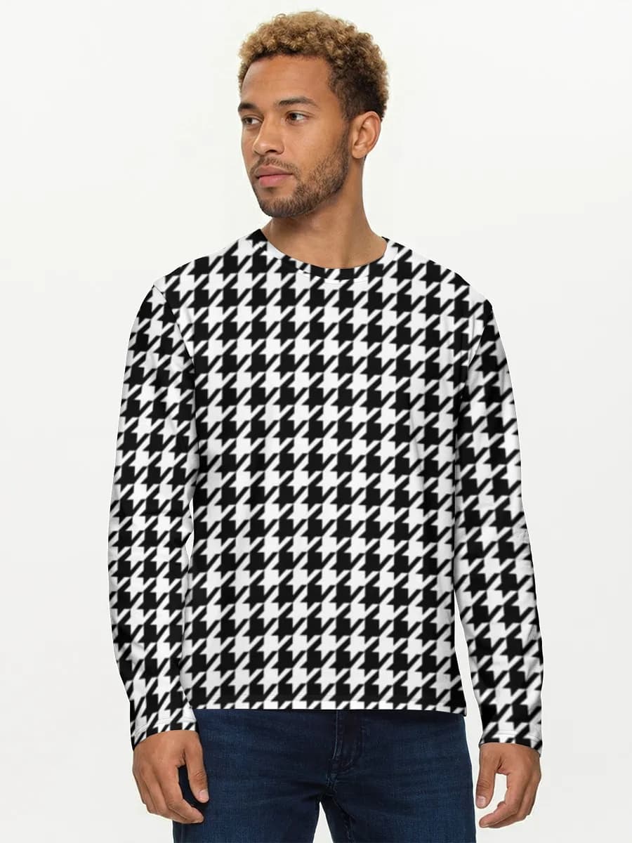 Men's cotton long sleeve shirt