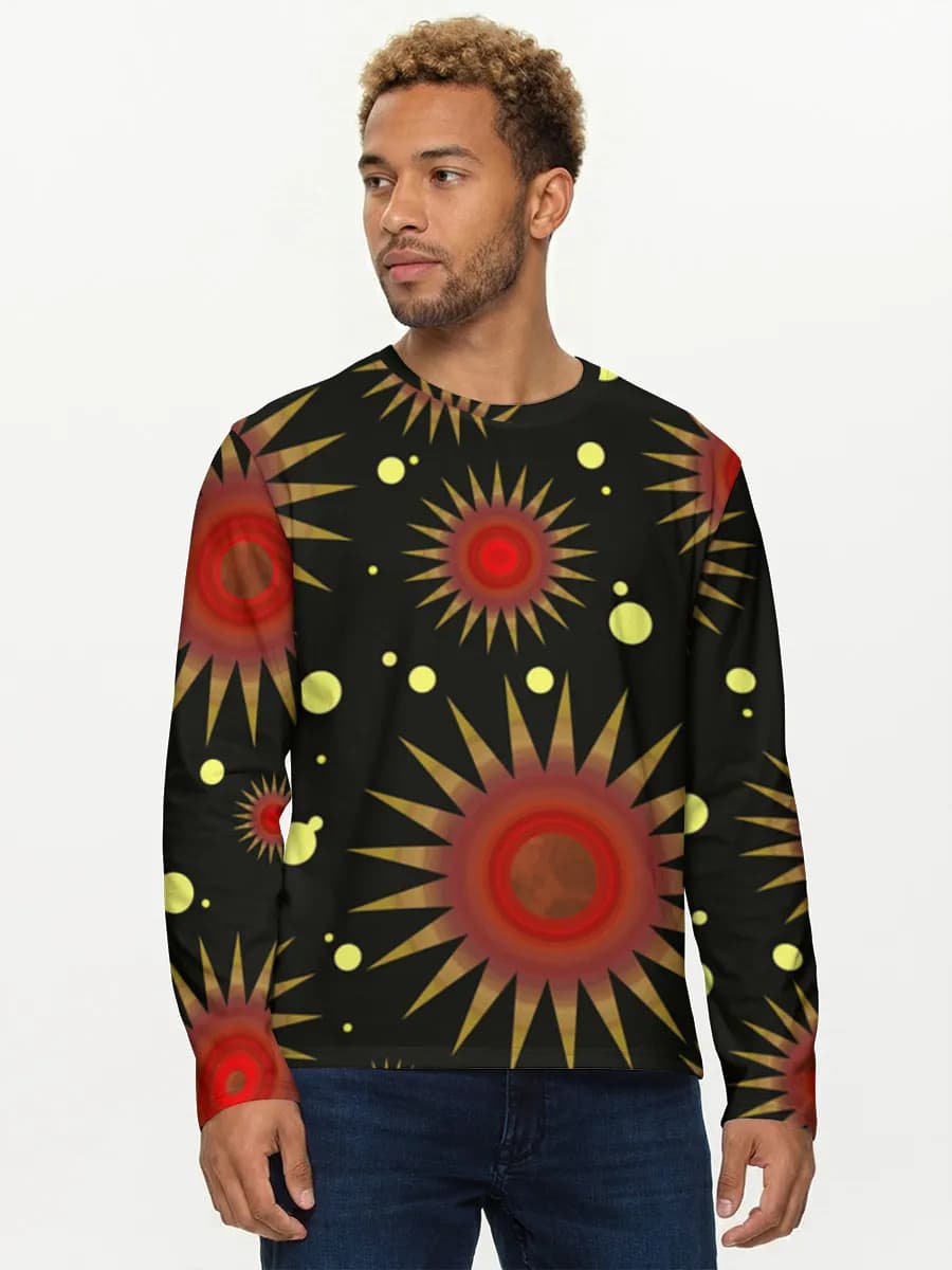 Men's cotton long sleeve shirt