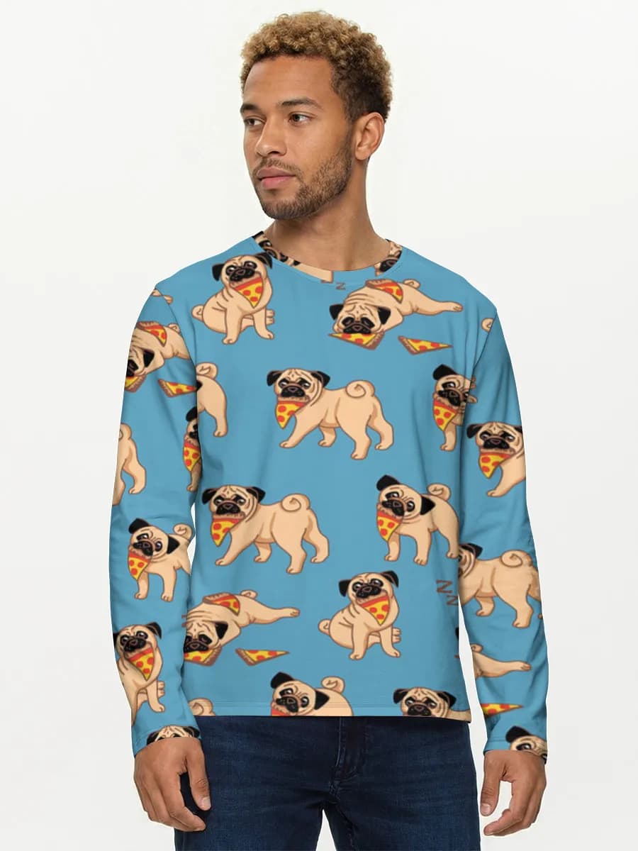 Men's cotton long sleeve shirt