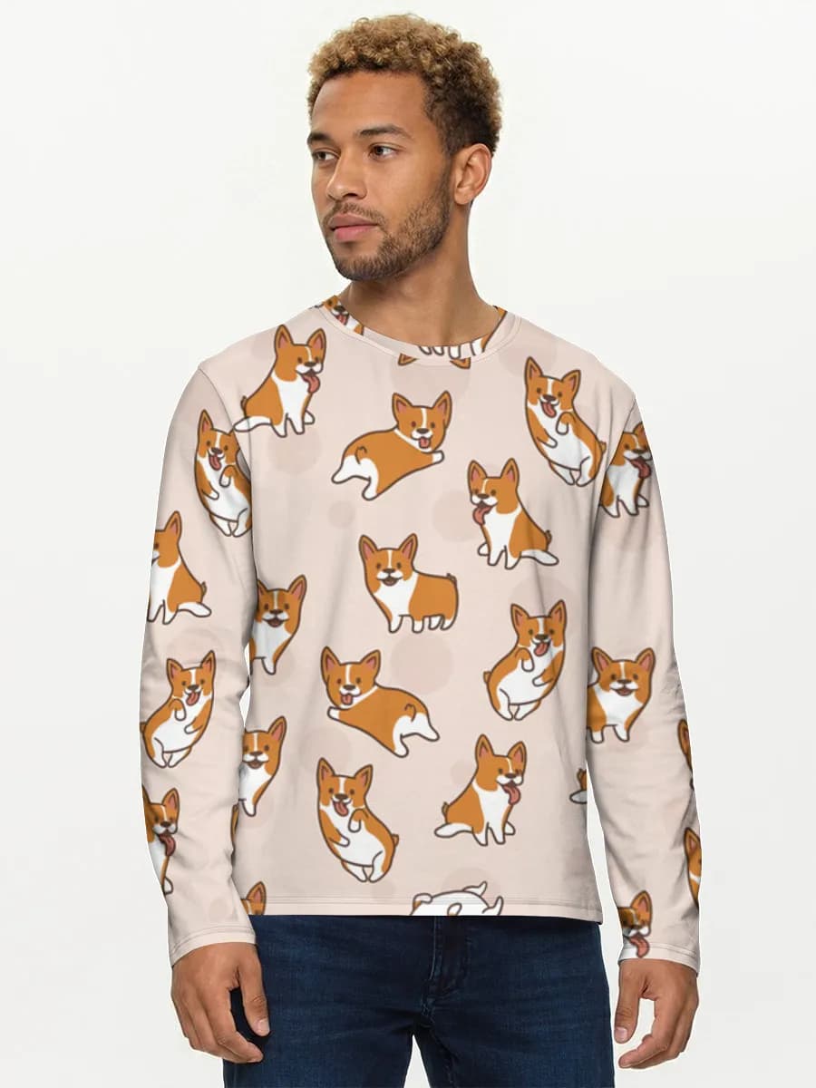 T-shirt Coton Manches Longues Homme