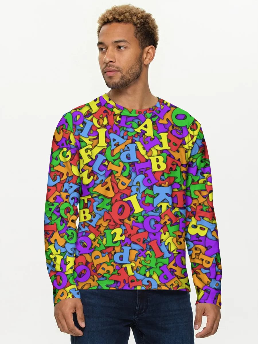Men's cotton long sleeve shirt