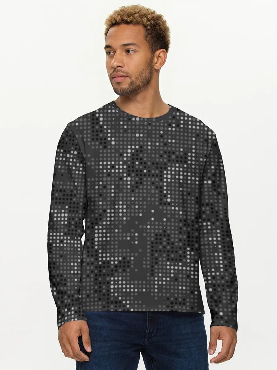 Men's cotton long sleeve shirt