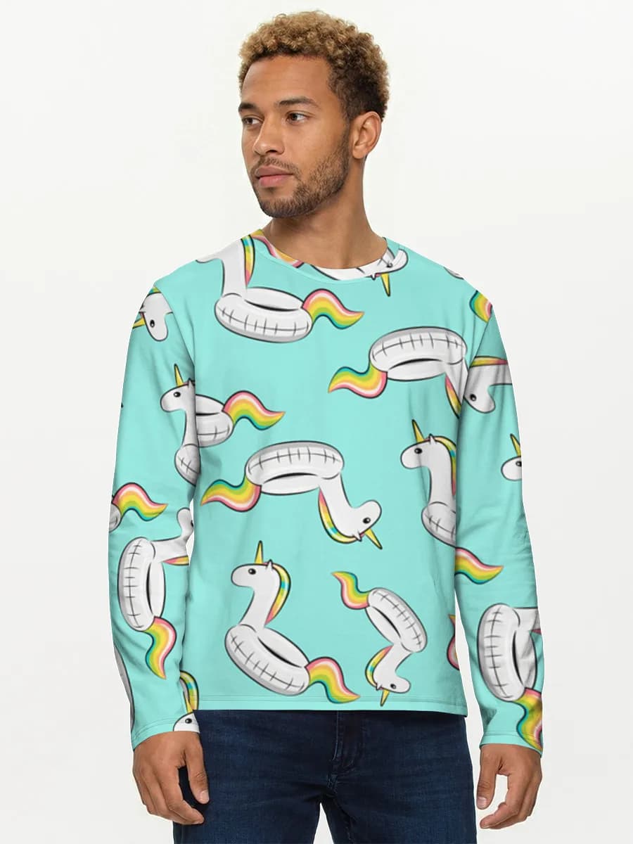 T-shirt Coton Manches Longues Homme